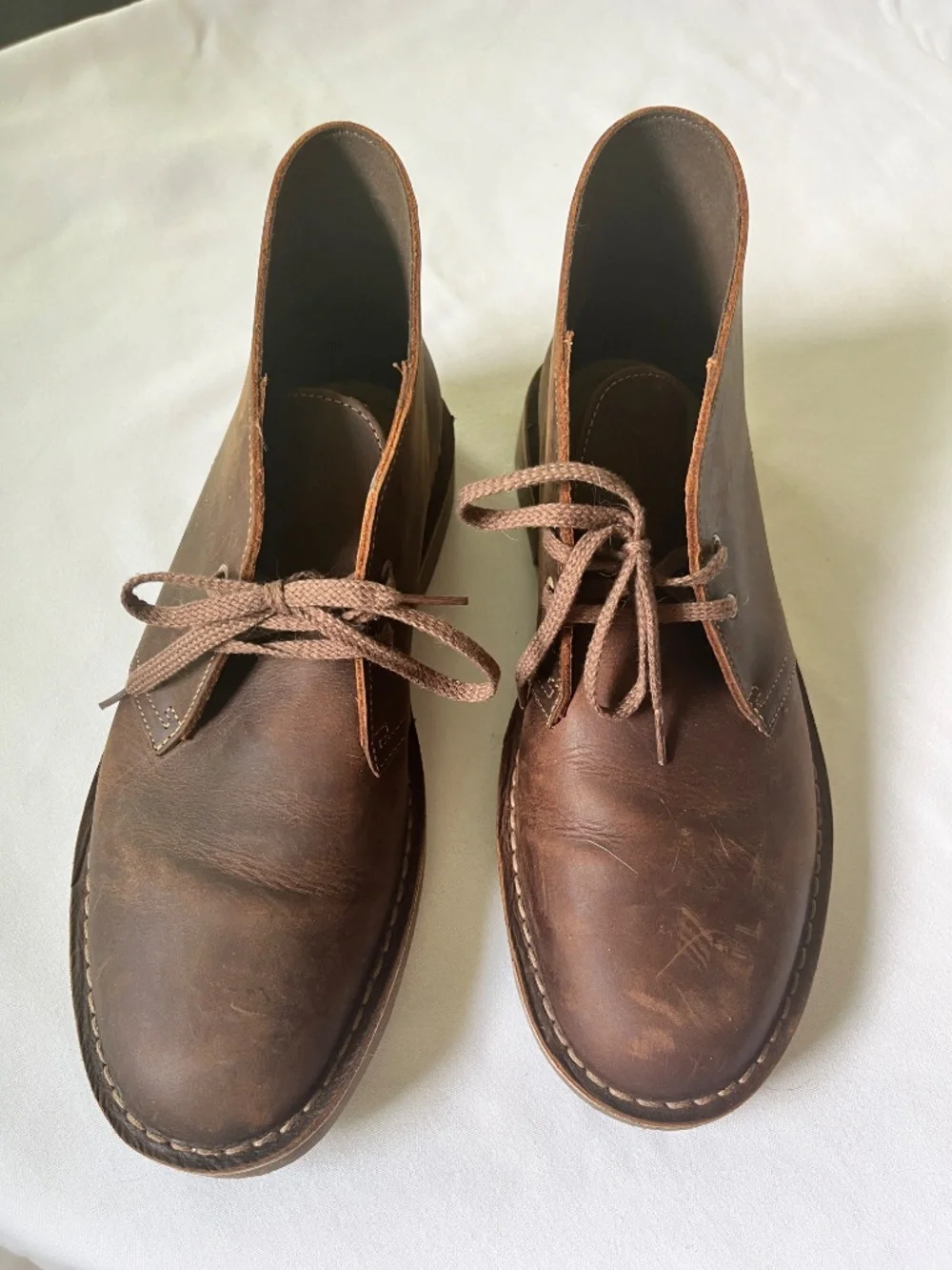 CLARKS Bushacre 2 Chukka Boots, Men's size 10M, like new!